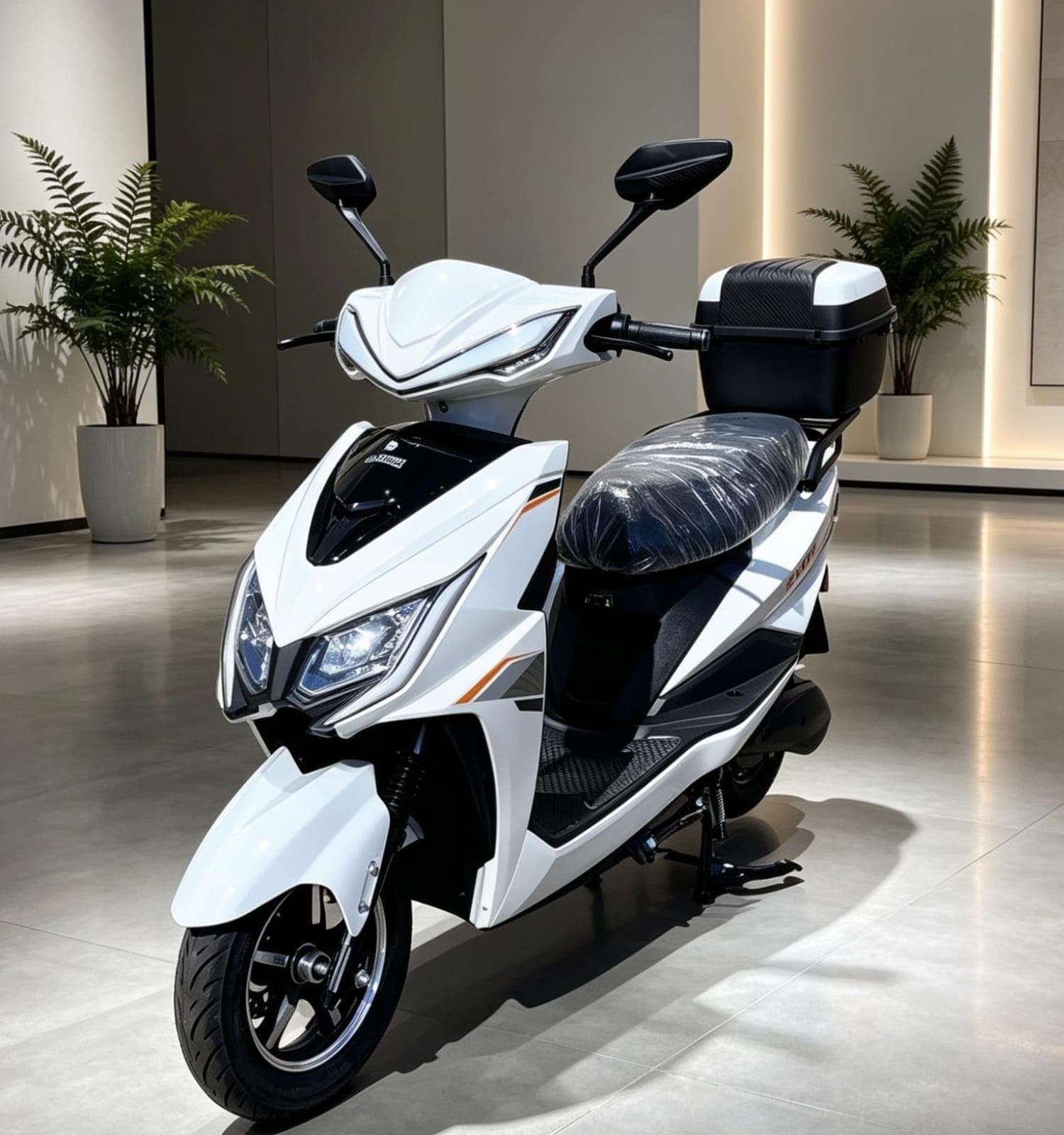 Moto Elétrica EVOX Branca